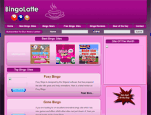 Tablet Screenshot of bingolatte.com